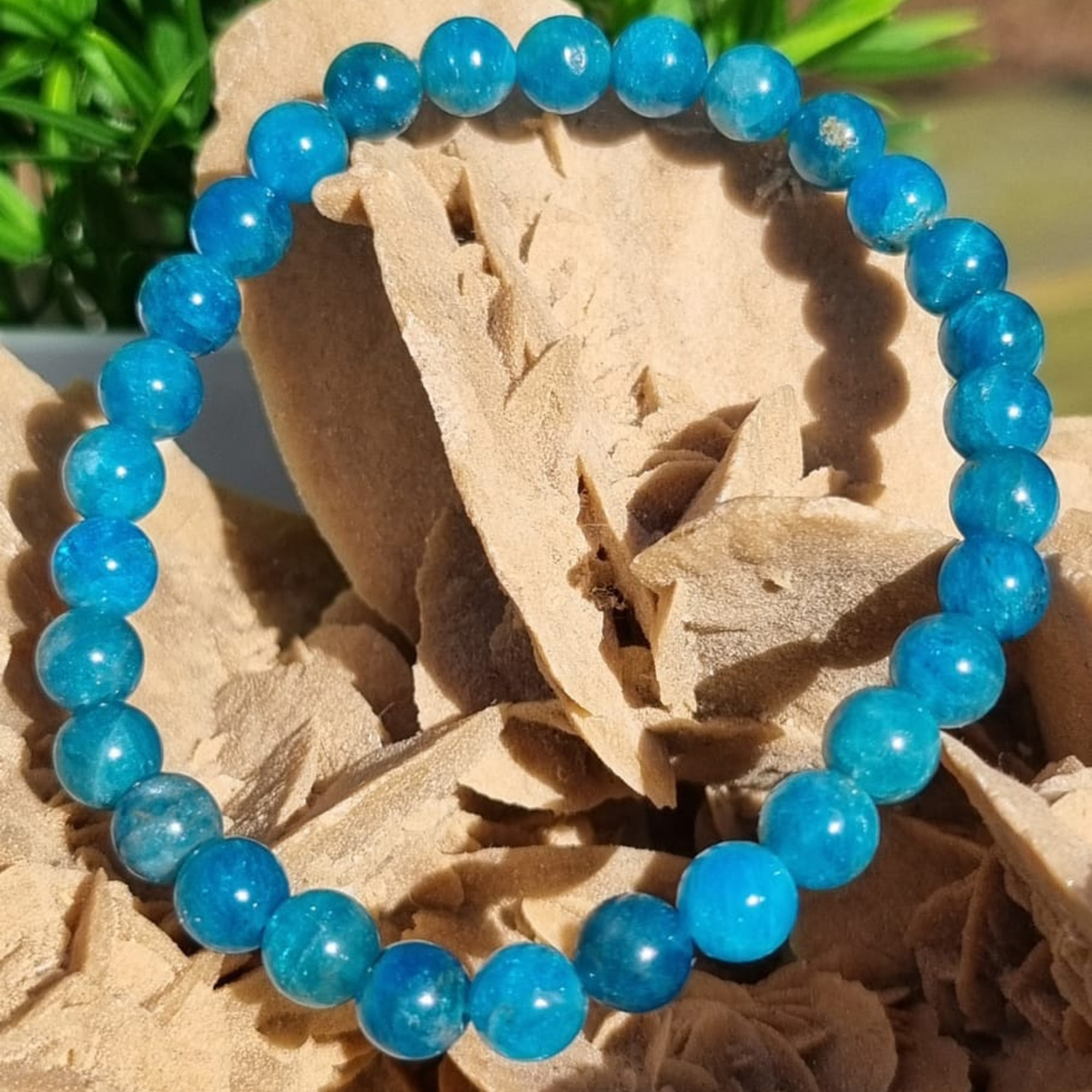 Bracelet Apatite Bleue