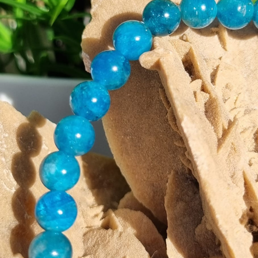 Bracelet Apatite Bleue