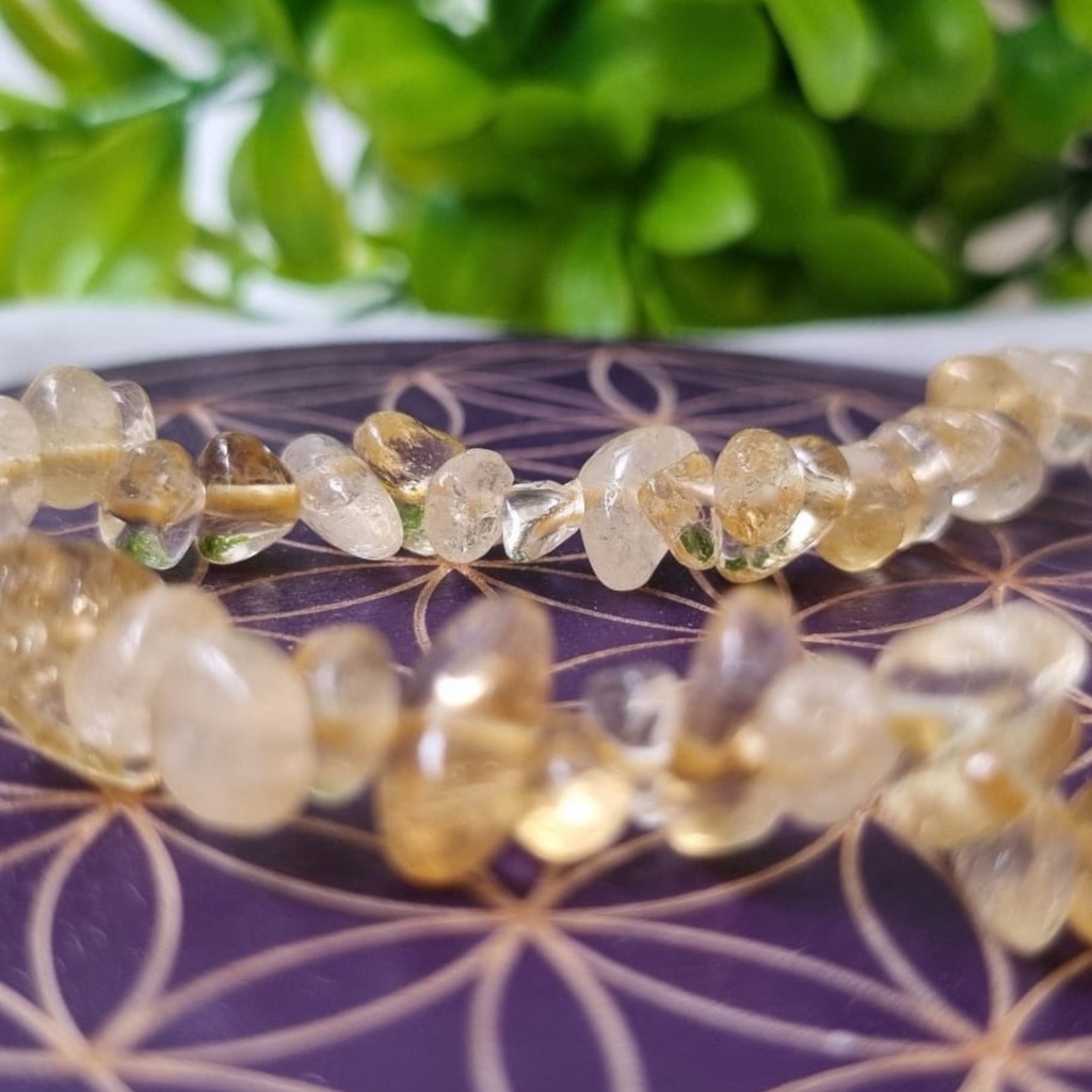Bracelet Baroque Citrine Chauffée