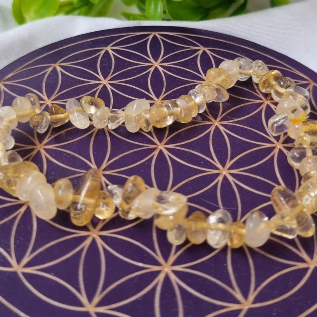 Bracelet Baroque Citrine Chauffée