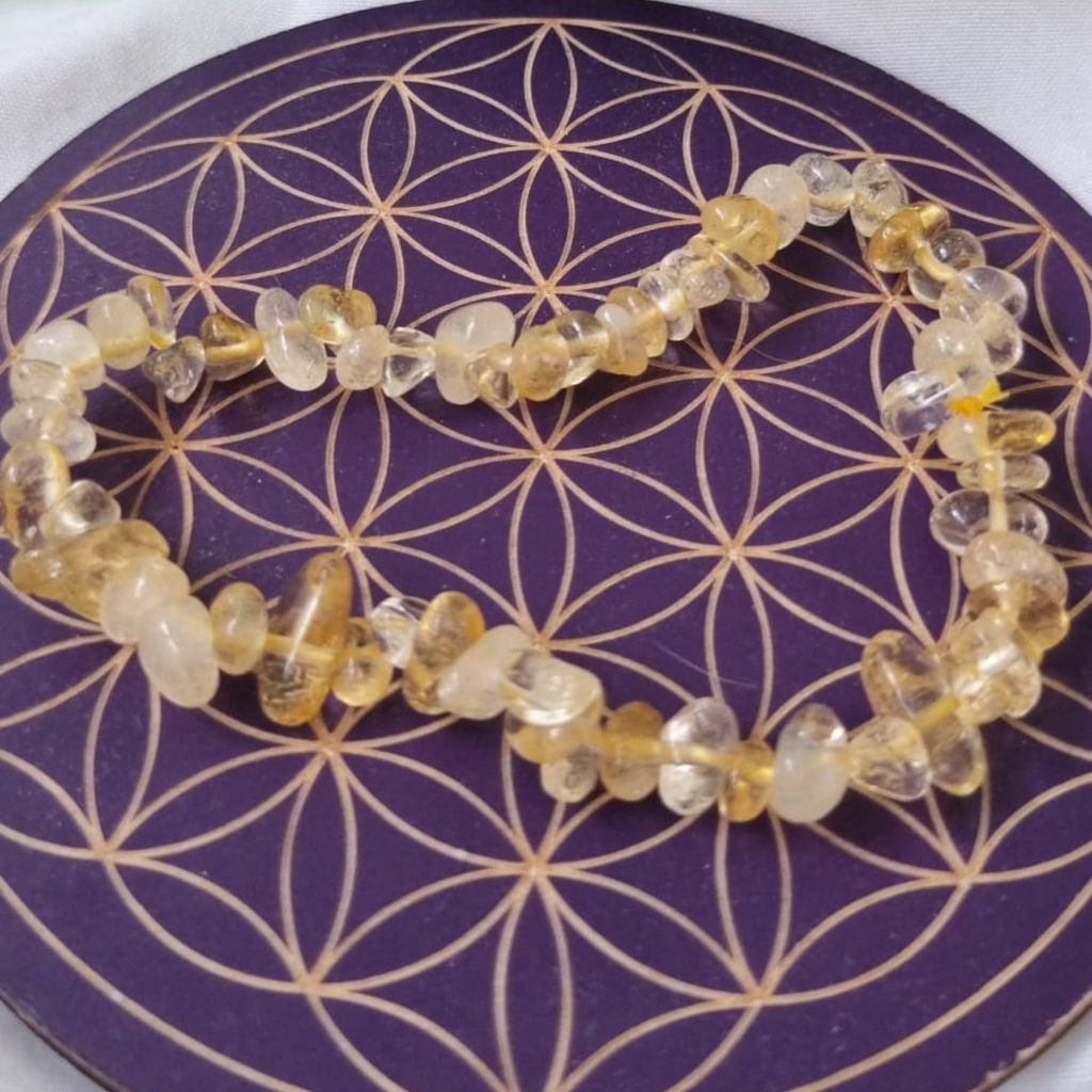 Bracelet Baroque Citrine Chauffée