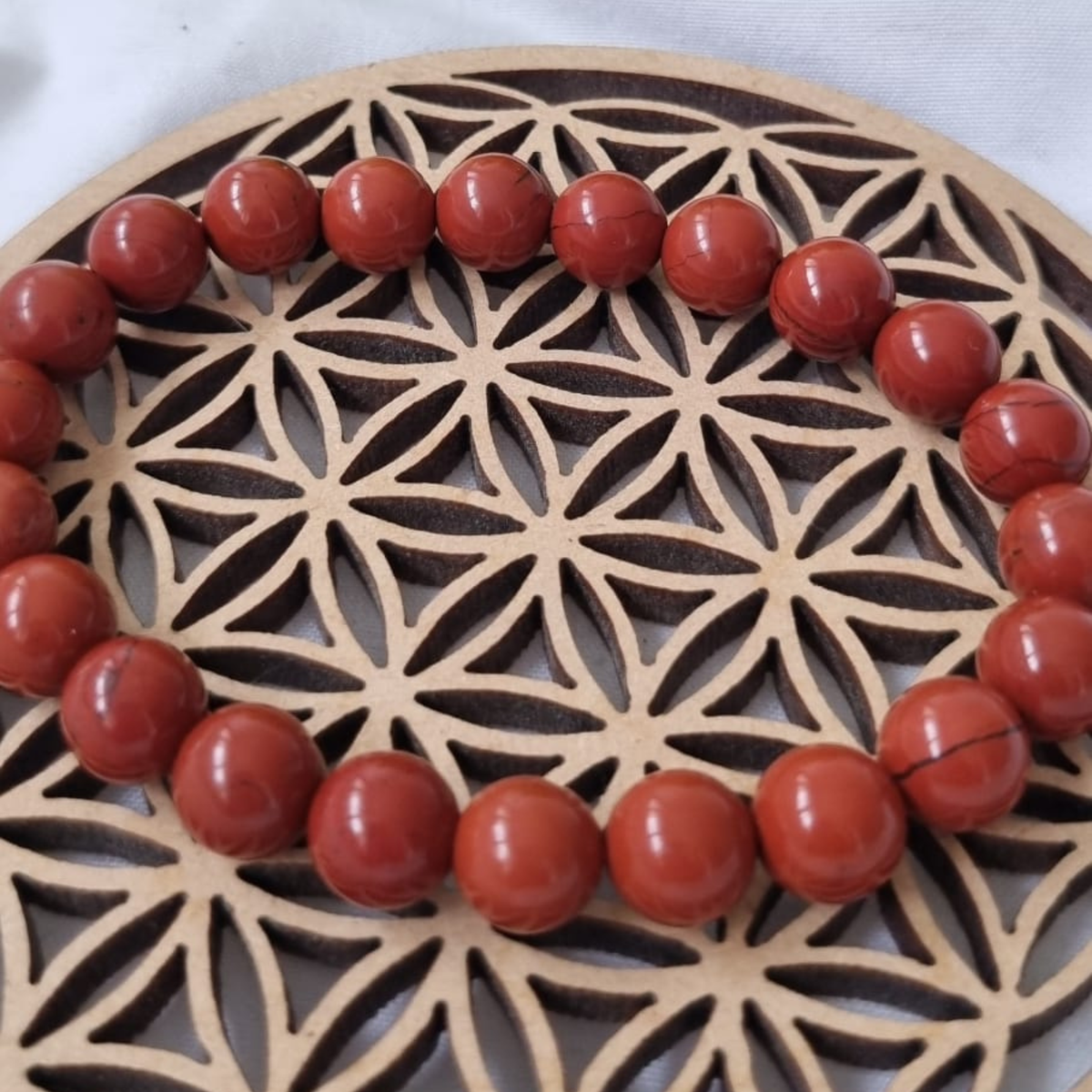 Bracelet Jaspe Rouge