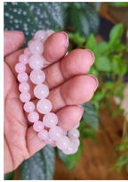 Bracelet  Quartz Rose