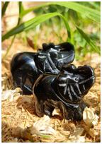 Eléphant Obsidienne Noire