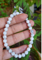 Bracelet Boule Howlite