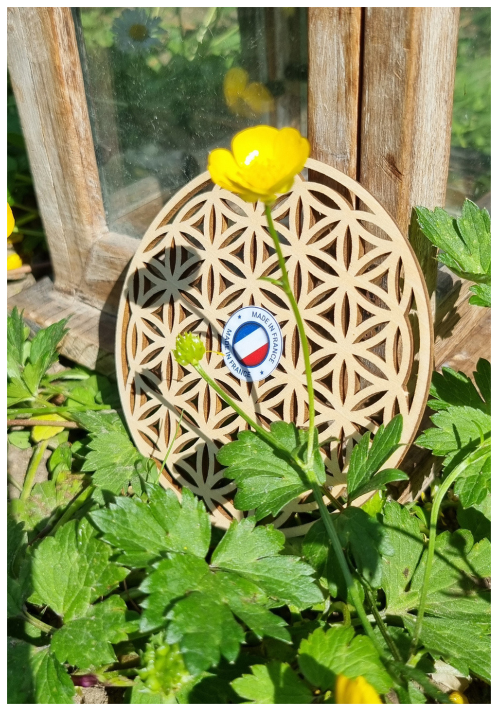 Plaque de rechargement Fleur de vie