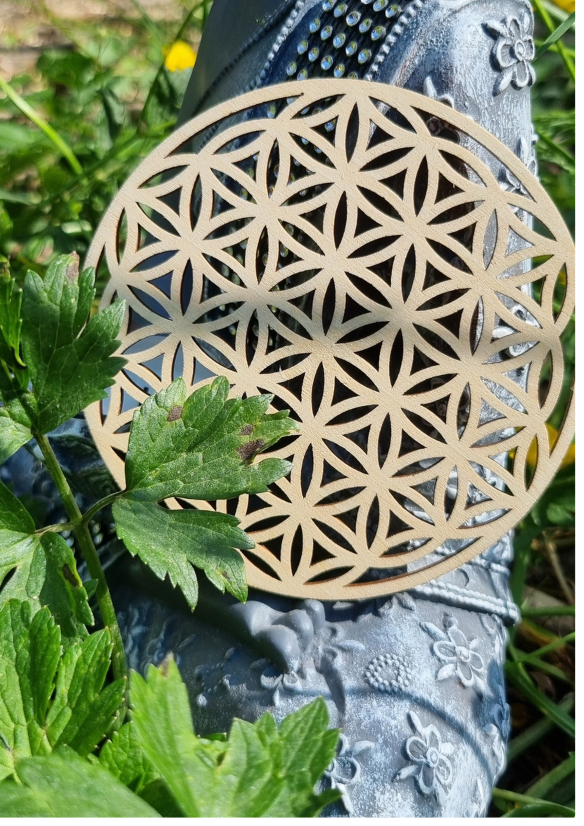 Plaque de rechargement Fleur de vie