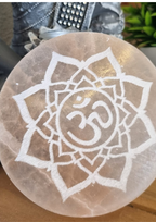 Plaque de rechargement Fleur Sélénite Orange