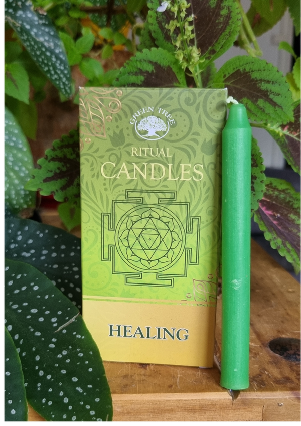 Bougie de rituel Verte