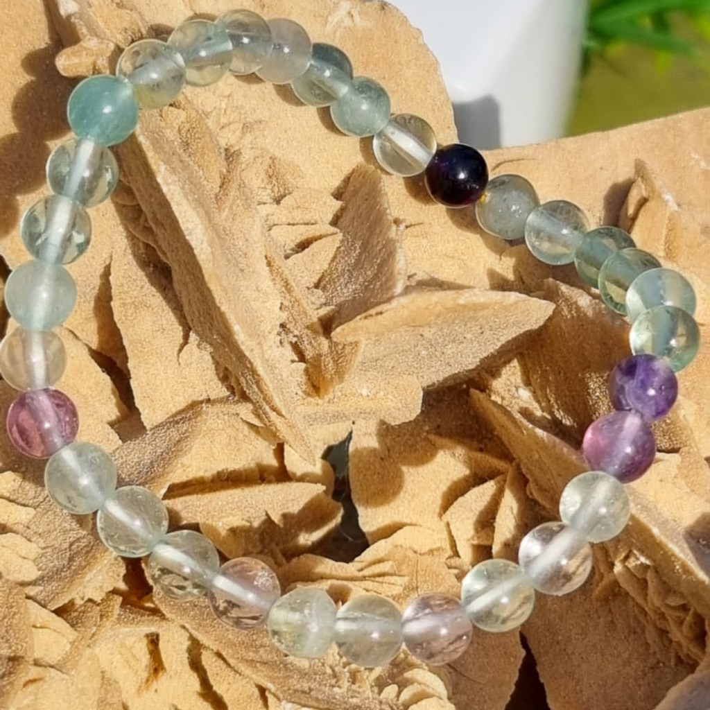 Bracelet Fluorite Multicolore